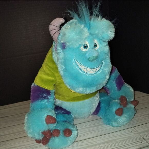 Disney Pixar Sully Plush Toy Stuffed Animal Monsters Inc. University Oozma Kappa - Picture 1 of 9